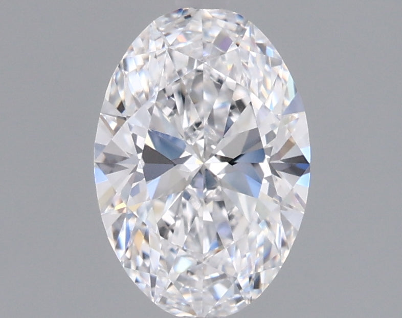 1.08 Carat Oval Shaped, Ideal Cut, D Color, VVS2 Clarity, IGI Certified Lab Grown Diamond