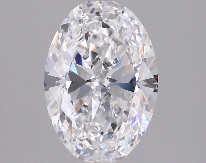 1.53 Carat Oval Shaped, Ideal Cut, D Color, VVS2 Clarity, IGI Certified Lab Grown Diamond