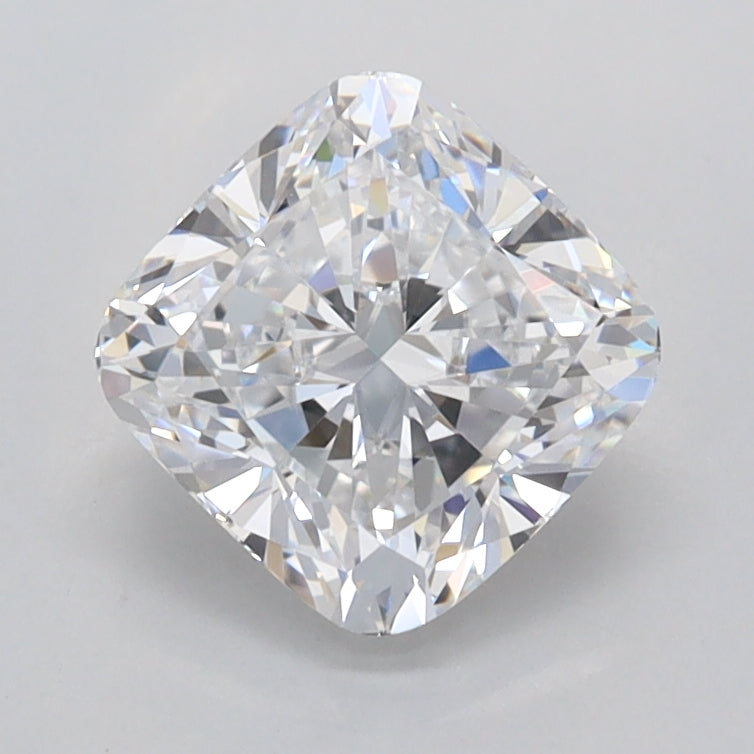 1.51 Carat Cushion Shaped, Excellent Cut, D Color, VVS2 Clarity, IGI Certified Lab Grown Diamond
