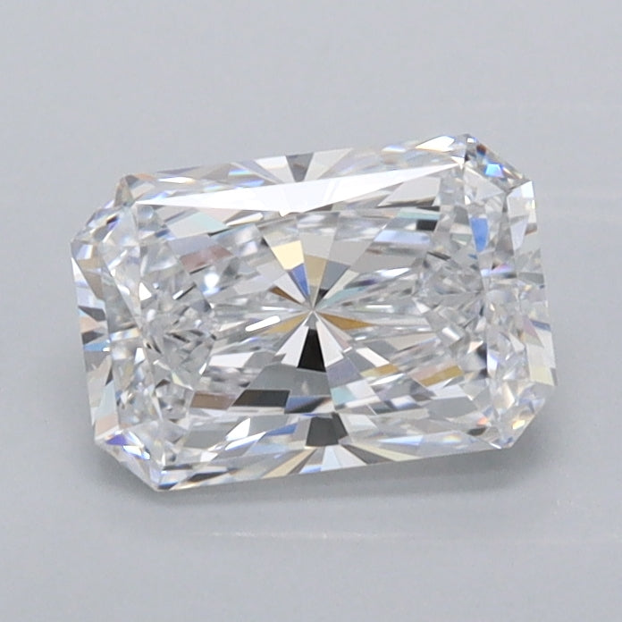 1.00 Carat Radiant Shaped, Ideal Cut, D Color, VVS1 Clarity, IGI Certified Lab Grown Diamond