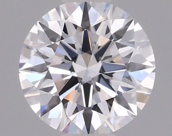 0.55 Carat Round Shaped, Ideal Cut, D Color, VVS2 Clarity, IGI Certified Lab Grown Diamond