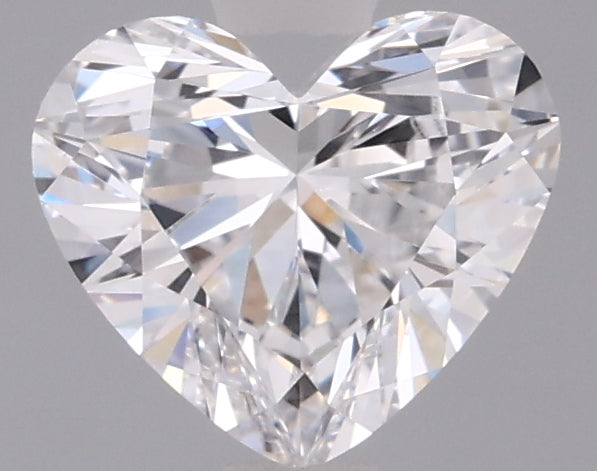 0.97 Carat Heart Shaped, Ideal Cut, D Color, VVS1 Clarity, IGI Certified Lab Grown Diamond