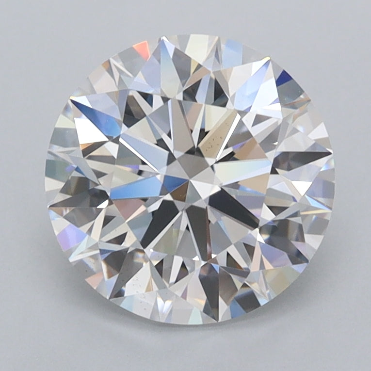 2.06 Carat Round Shaped, Ideal Cut, D Color, IF Clarity, IGI Certified Lab Grown Diamond