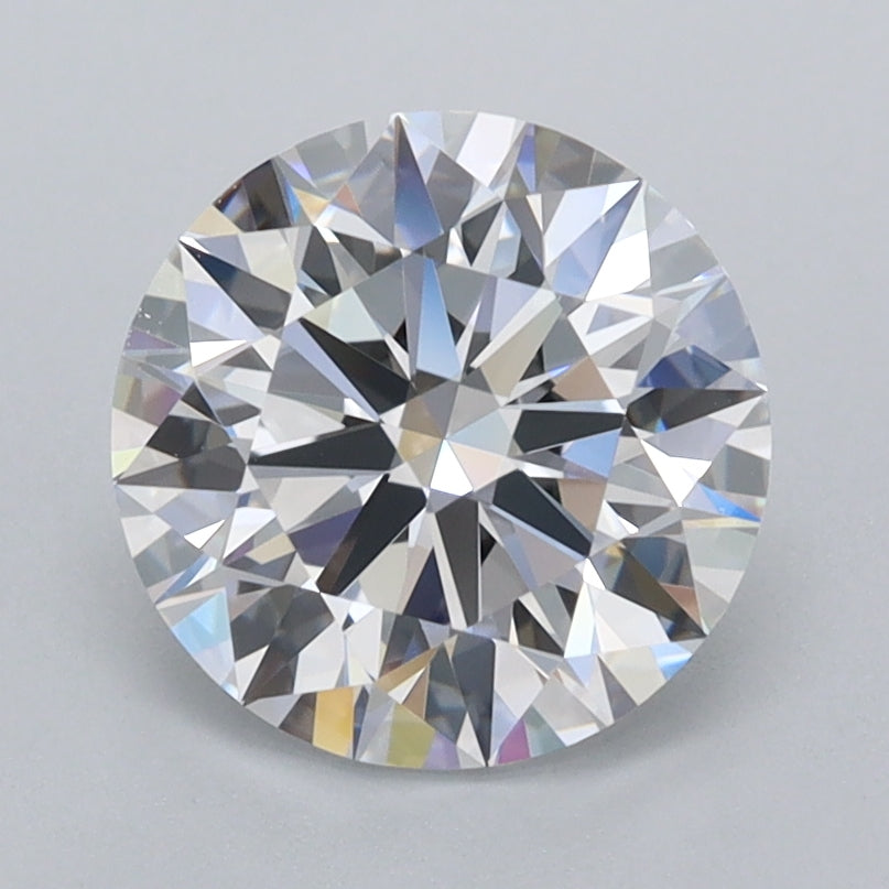 1.97 Carat Round Shaped, Ideal Cut, D Color, FL Clarity, IGI Certified Lab Grown Diamond