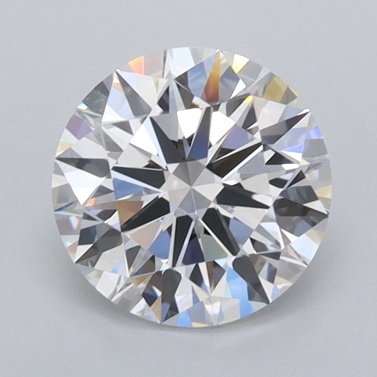 1.53 Carat Round Shaped, Ideal Cut, D Color, FL Clarity, IGI Certified Lab Grown Diamond
