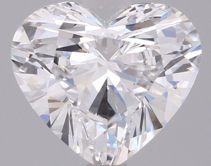 1.76 Carat Heart Shaped, Excellent Cut, D Color, VVS2 Clarity, IGI Certified Lab Grown Diamond