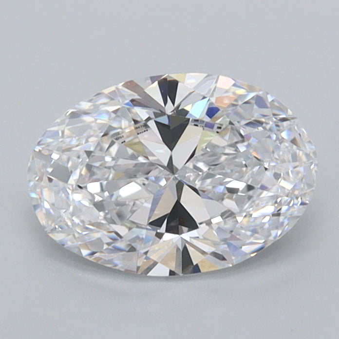0.97 Carat Oval Shaped, Ideal Cut, D Color, VVS1 Clarity, IGI Certified Lab Grown Diamond