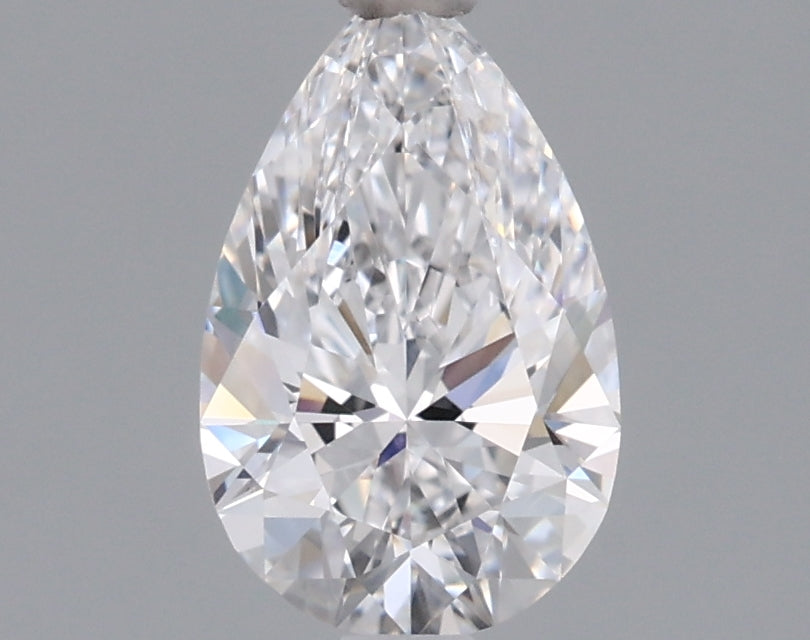 0.97 Carat Pear Shaped, Ideal Cut, D Color, VVS1 Clarity, IGI Certified Lab Grown Diamond