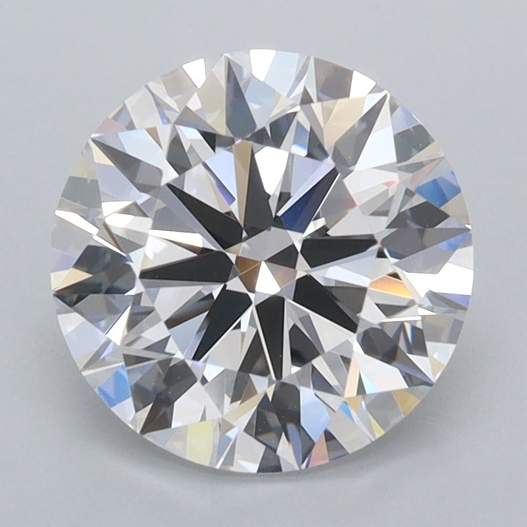 2.17 Carat Round Shaped, Ideal Cut, D Color, FL Clarity, IGI Certified Lab Grown Diamond