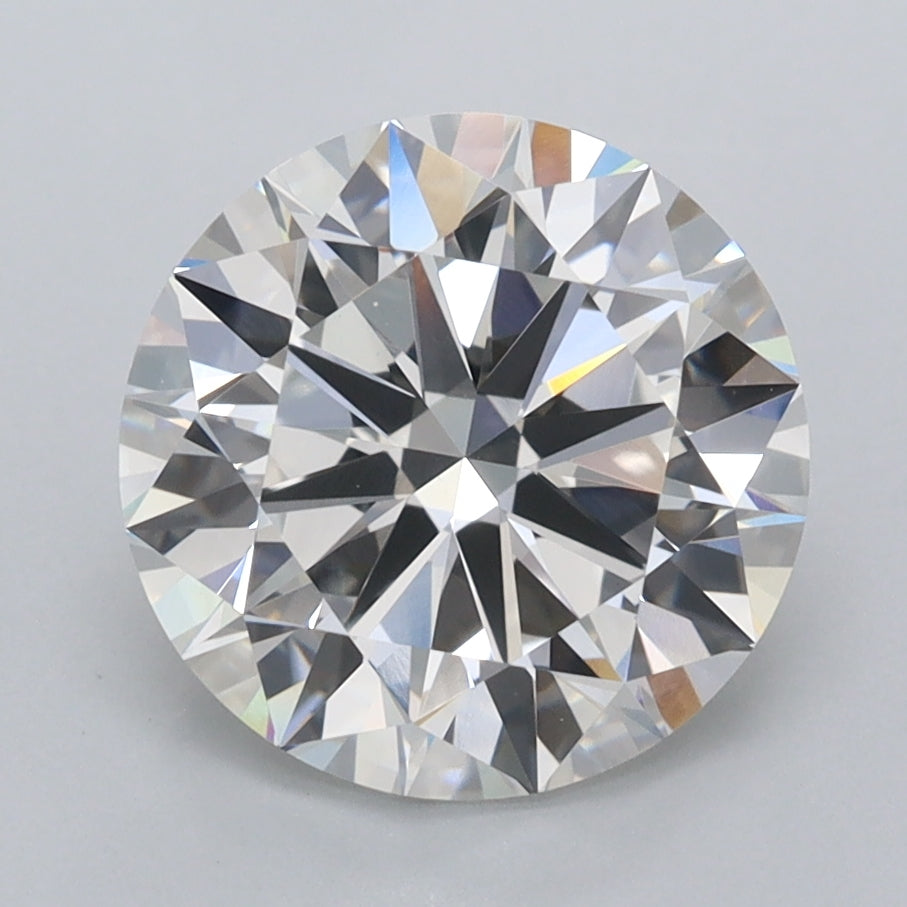 3.01 Carat Round Shaped, Ideal Cut, D Color, VVS1 Clarity, IGI Certified Lab Grown Diamond