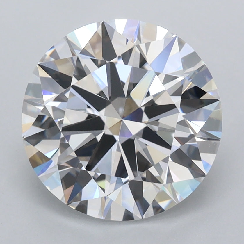 3.04 Carat Round Shaped, Ideal Cut, D Color, VVS1 Clarity, IGI Certified Lab Grown Diamond