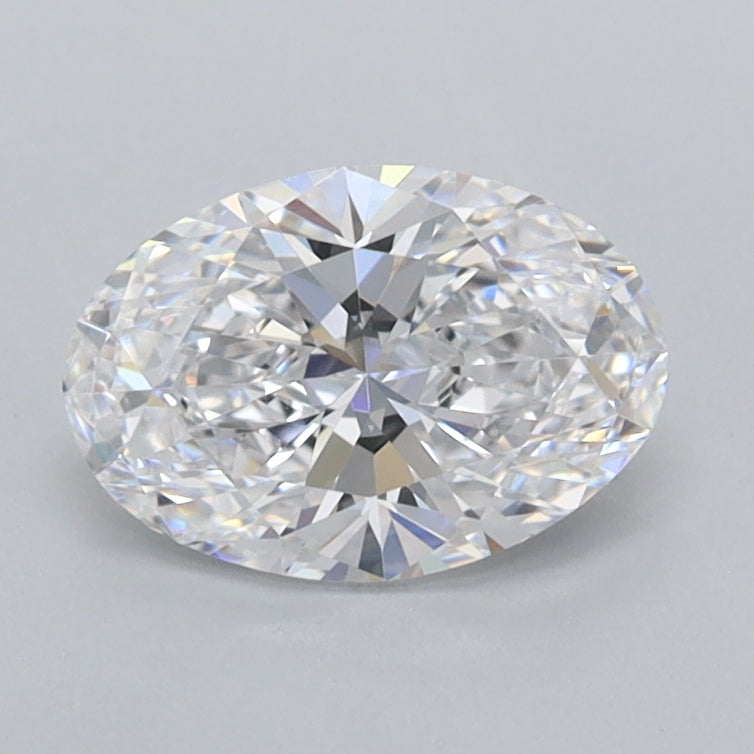 1.07 Carat Oval Shaped, Excellent Cut, D Color, VVS1 Clarity, IGI Certified Lab Grown Diamond