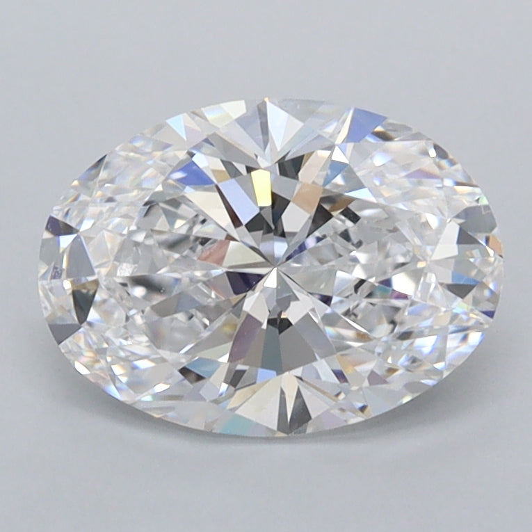 1.52 Carat Oval Shaped, Ideal Cut, D Color, VVS1 Clarity, IGI Certified Lab Grown Diamond