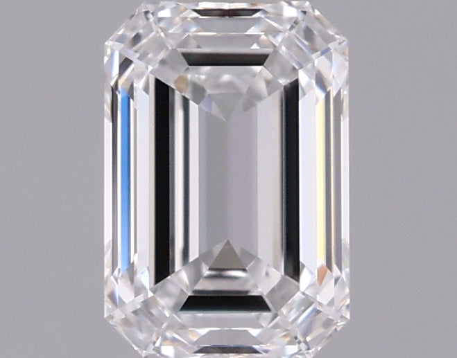 1.05 Carat Emerald Shaped, Ideal Cut, D Color, VVS1 Clarity, IGI Certified Lab Grown Diamond