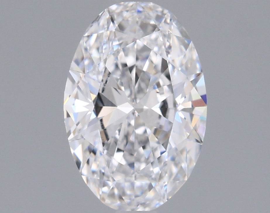 0.90 Carat Oval Shaped, Excellent Cut, D Color, VVS1 Clarity, IGI Certified Lab Grown Diamond