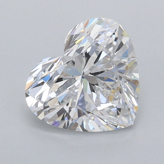 1.04 Carat Heart Shaped, Ideal Cut, D Color, FL Clarity, IGI Certified Lab Grown Diamond