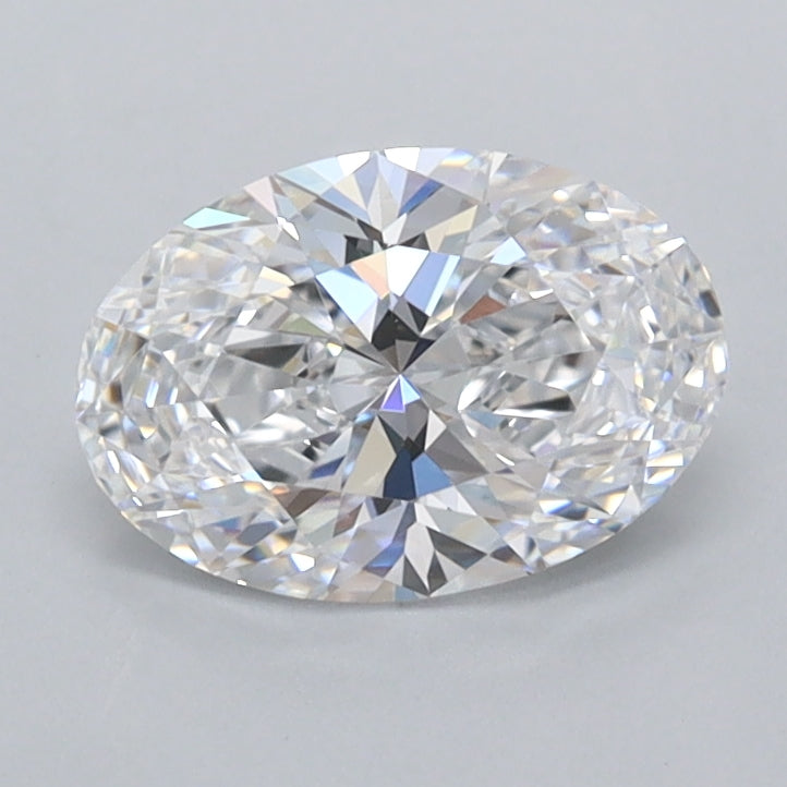 1.01 Carat Oval Shaped, Ideal Cut, D Color, FL Clarity, IGI Certified Lab Grown Diamond