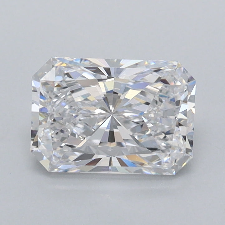 1.01 Carat Radiant Shaped, Ideal Cut, D Color, VS2 Clarity, IGI Certified Lab Grown Diamond