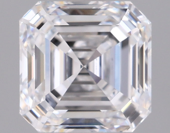 2.07 Carat Asscher Shaped, Ideal Cut, D Color, VVS1 Clarity, IGI Certified Lab Grown Diamond