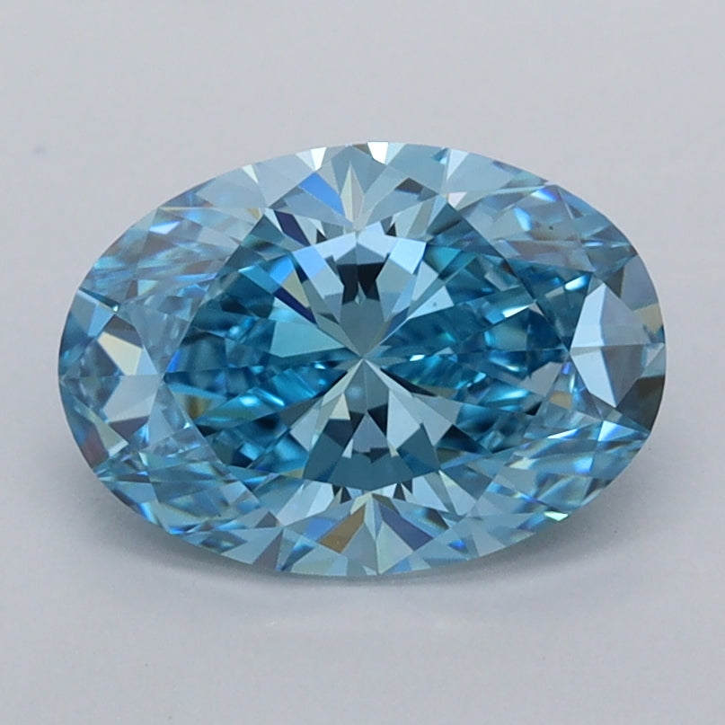 1.58 Carat Oval Shaped, Ideal Cut, FL Clarity, IGI Certified Lab Grown Diamond