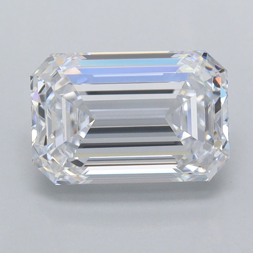 1.96 Carat Emerald Shaped, Ideal Cut, D Color, VVS1 Clarity, IGI Certified Lab Grown Diamond