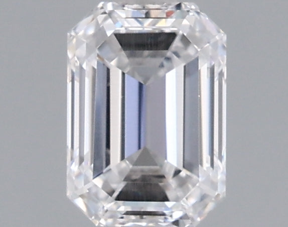 1.00 Carat Emerald Shaped, Ideal Cut, D Color, SI1 Clarity, IGI Certified Lab Grown Diamond