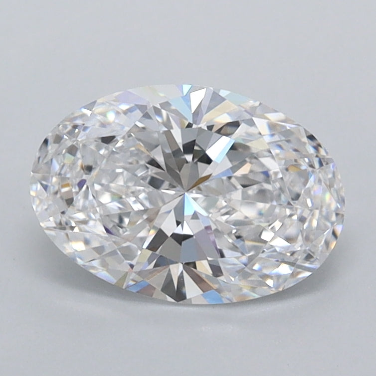 1.12 Carat Oval Shaped, Ideal Cut, D Color, VVS1 Clarity, IGI Certified Lab Grown Diamond