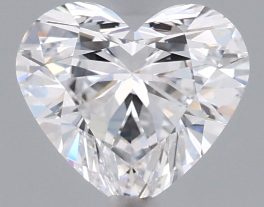 1.04 Carat Heart Shaped, Ideal Cut, D Color, VVS2 Clarity, IGI Certified Lab Grown Diamond