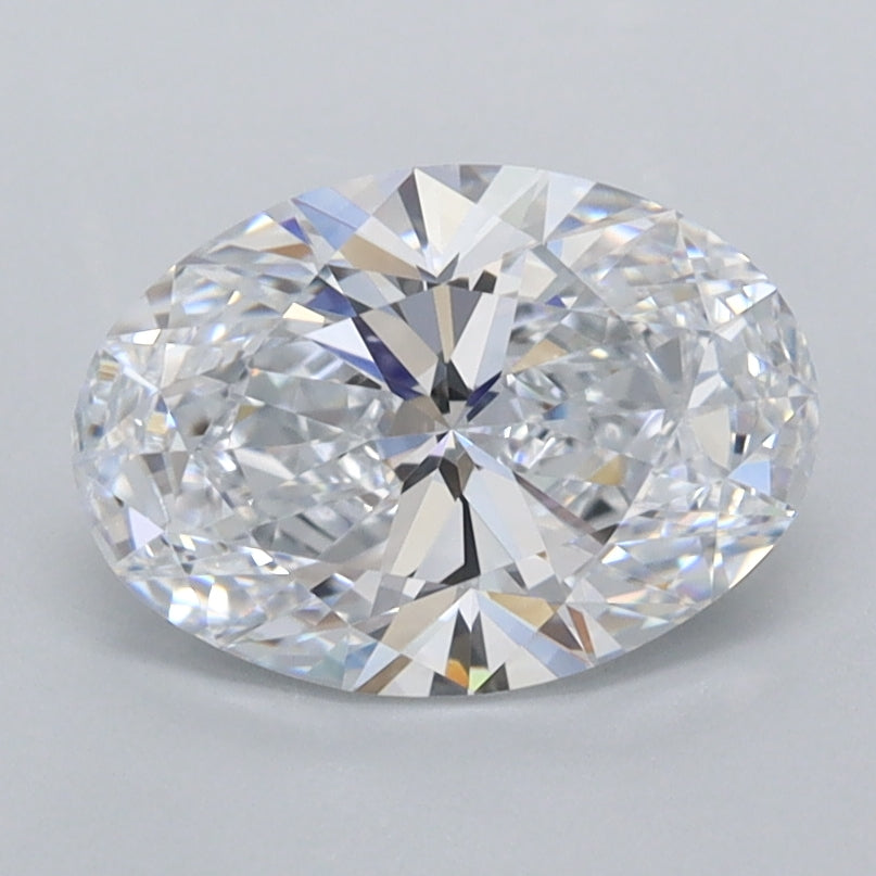 1.52 Carat Oval Shaped, Ideal Cut, D Color, VVS1 Clarity, IGI Certified Lab Grown Diamond