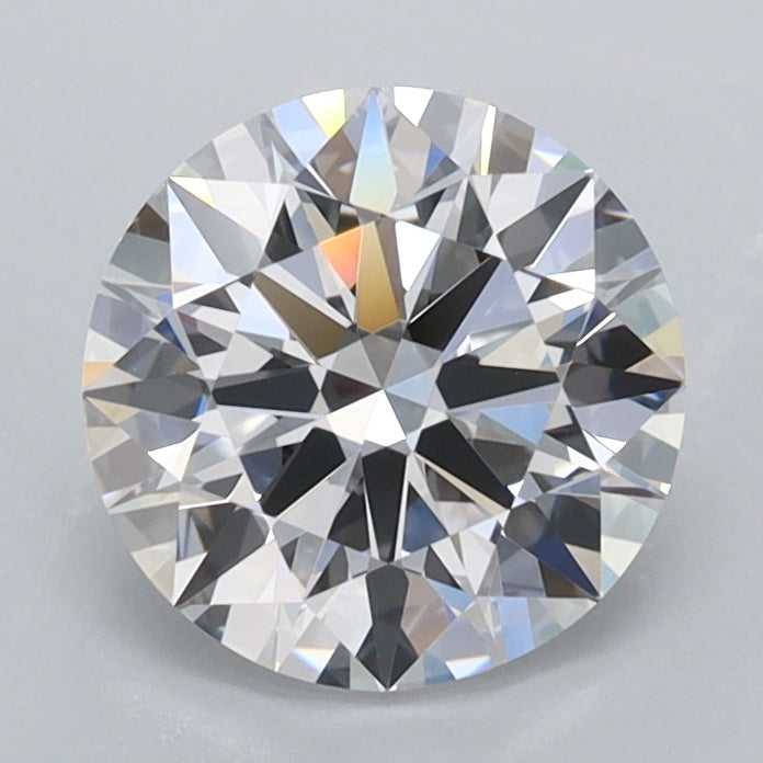 1.54 Carat Round Shaped, Ideal Cut, D Color, VVS1 Clarity, IGI Certified Lab Grown Diamond