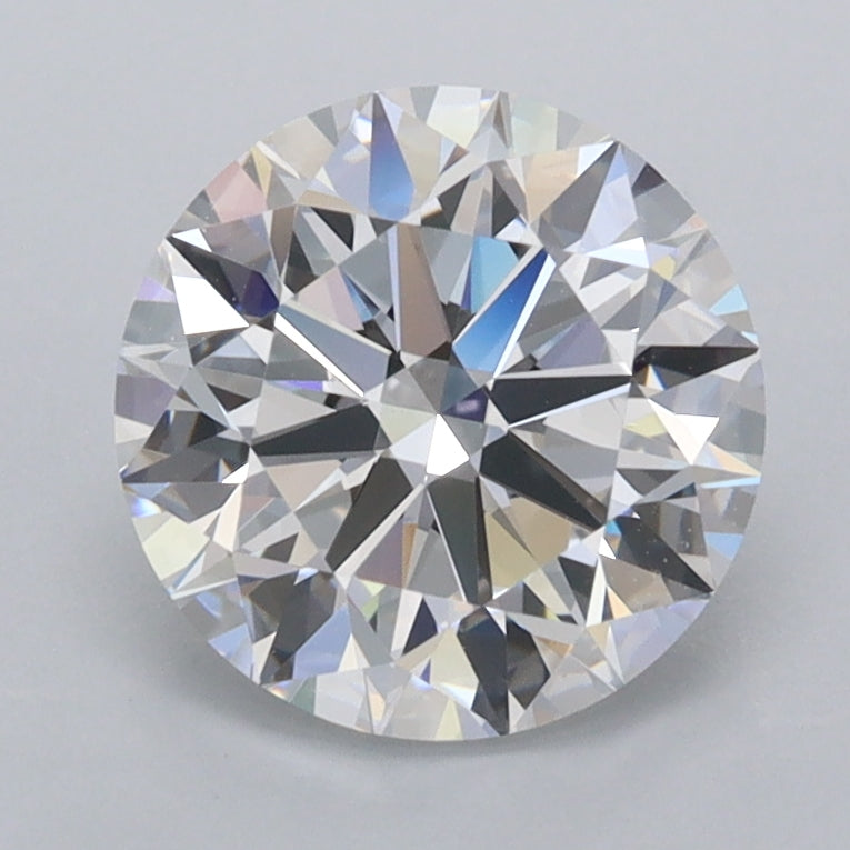 2.00 Carat Round Shaped, Excellent Cut, D Color, VVS1 Clarity, IGI Certified Lab Grown Diamond
