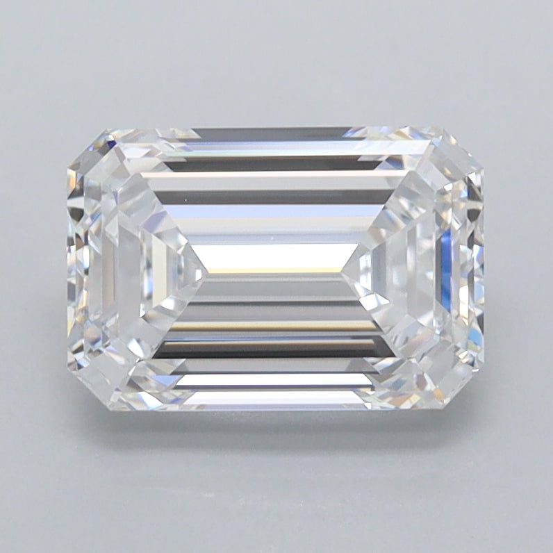 1.71 Carat Emerald Shaped, Ideal Cut, D Color, FL Clarity, IGI Certified Lab Grown Diamond