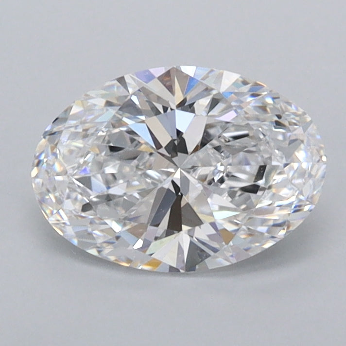 1.05 Carat Oval Shaped, Ideal Cut, D Color, IF Clarity, IGI Certified Lab Grown Diamond