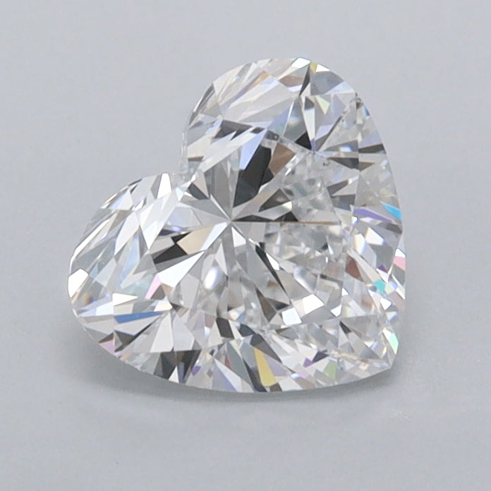 1.03 Carat Heart Shaped, Ideal Cut, D Color, VVS1 Clarity, IGI Certified Lab Grown Diamond