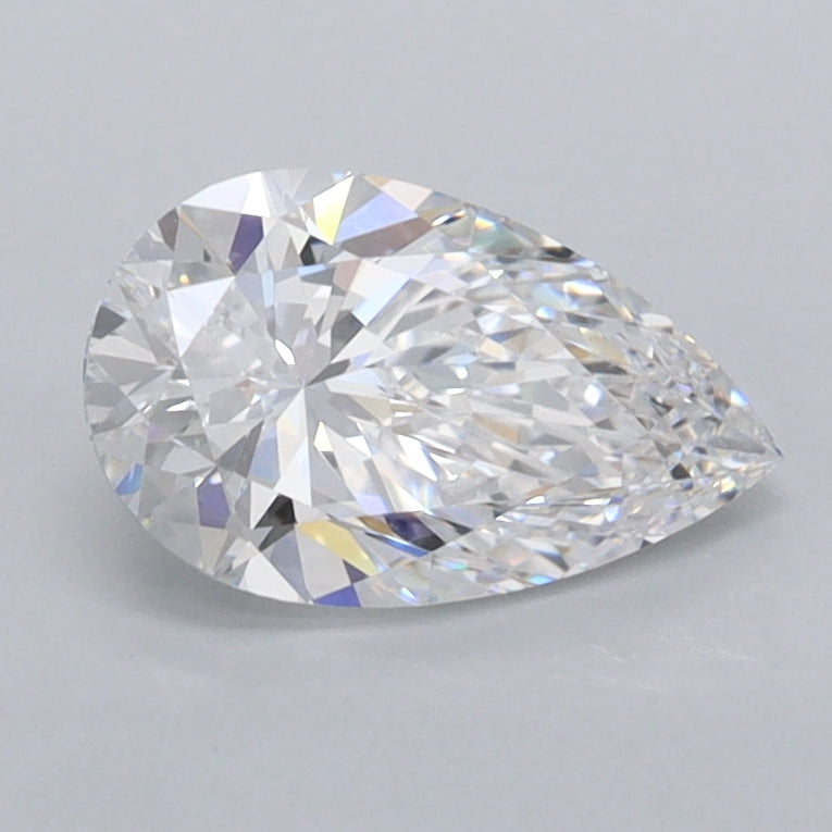 1.01 Carat Pear Shaped, Excellent Cut, D Color, VVS1 Clarity, IGI Certified Lab Grown Diamond