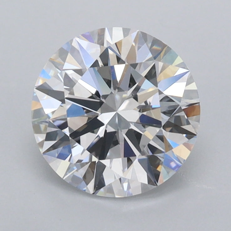 1.50 Carat Round Shaped, Ideal Cut, D Color, FL Clarity, IGI Certified Lab Grown Diamond
