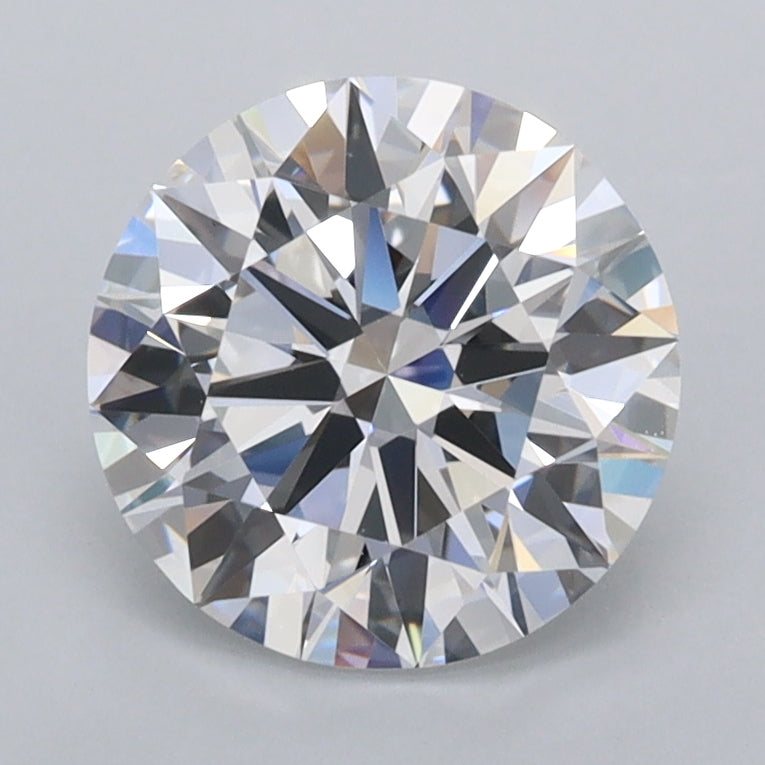 1.93 Carat Round Shaped, Ideal Cut, D Color, FL Clarity, IGI Certified Lab Grown Diamond