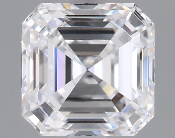 1.01 Carat Asscher Shaped, Ideal Cut, D Color, VVS2 Clarity, IGI Certified Lab Grown Diamond