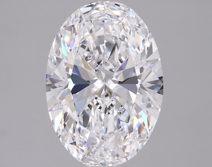 2.07 Carat Oval Shaped, Ideal Cut, D Color, VVS1 Clarity, IGI Certified Lab Grown Diamond
