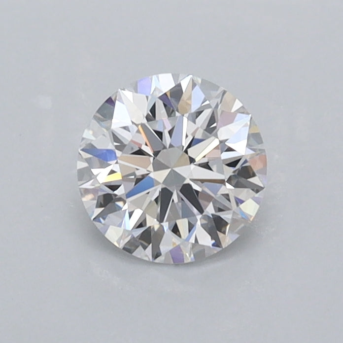 0.55 Carat Round Shaped, Ideal Cut, D Color, IF Clarity, IGI Certified Lab Grown Diamond