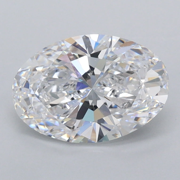 1.41 Carat Oval Shaped, Ideal Cut, D Color, IF Clarity, IGI Certified Lab Grown Diamond