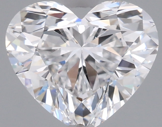 1.37 Carat Heart Shaped, Ideal Cut, D Color, VVS2 Clarity, IGI Certified Lab Grown Diamond