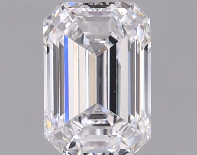 1.12 Carat Emerald Shaped, Ideal Cut, D Color, FL Clarity, IGI Certified Lab Grown Diamond