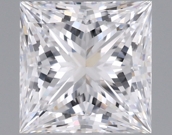 1.93 Carat Princess Shaped, Ideal Cut, D Color, VVS2 Clarity, IGI Certified Lab Grown Diamond