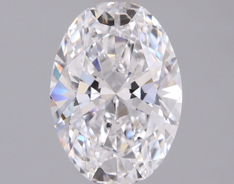 1.07 Carat Oval Shaped, Ideal Cut, D Color, FL Clarity, IGI Certified Lab Grown Diamond