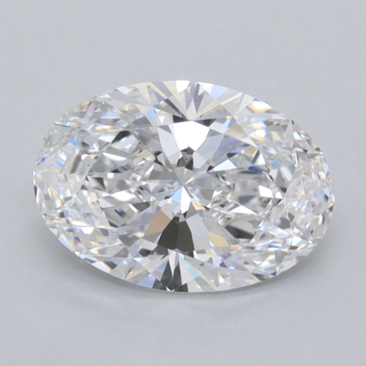 1.05 Carat Oval Shaped, Ideal Cut, D Color, VVS1 Clarity, IGI Certified Lab Grown Diamond