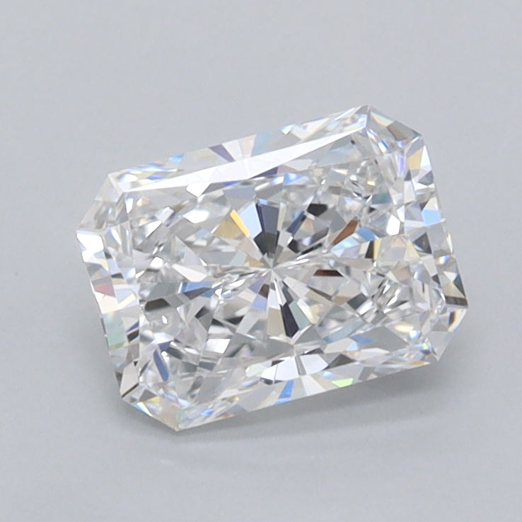 1.04 Carat Radiant Shaped, Ideal Cut, D Color, VVS1 Clarity, IGI Certified Lab Grown Diamond