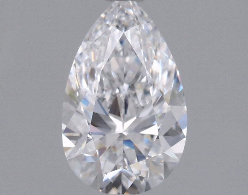 0.93 Carat Pear Shaped, Excellent Cut, D Color, VVS2 Clarity, IGI Certified Lab Grown Diamond