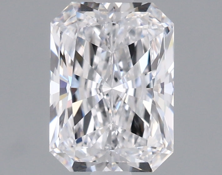 0.95 Carat Radiant Shaped, Ideal Cut, D Color, VVS2 Clarity, IGI Certified Lab Grown Diamond