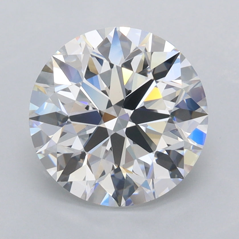 2.35 Carat Round Shaped, Ideal Cut, D Color, FL Clarity, IGI Certified Lab Grown Diamond